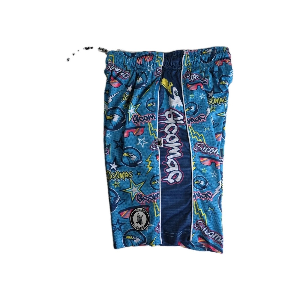 FLOW SOCIETY‎ YOUTH SIZE LARGE BLUE SHORTS SUNGLASSES EAGLE
